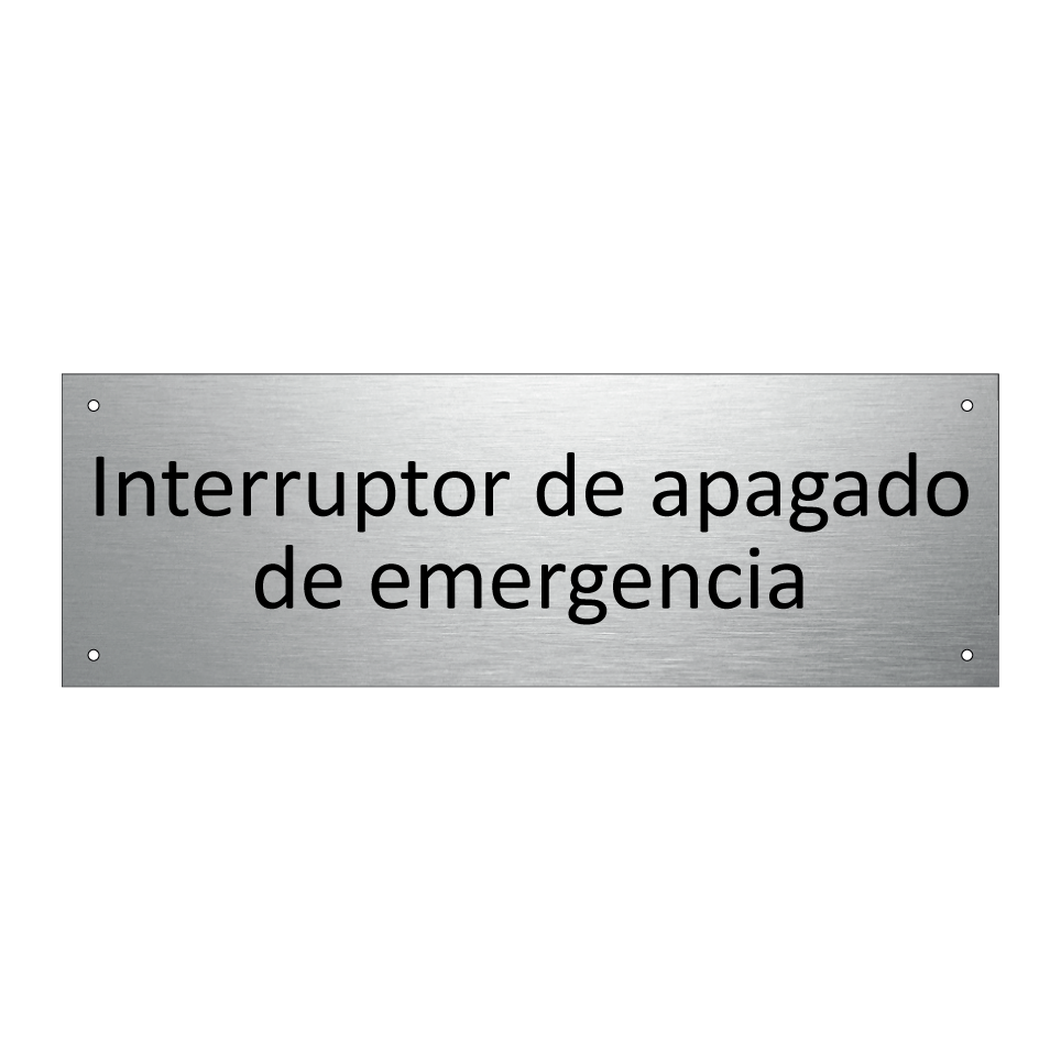 Interruptor de apagado de emergencia