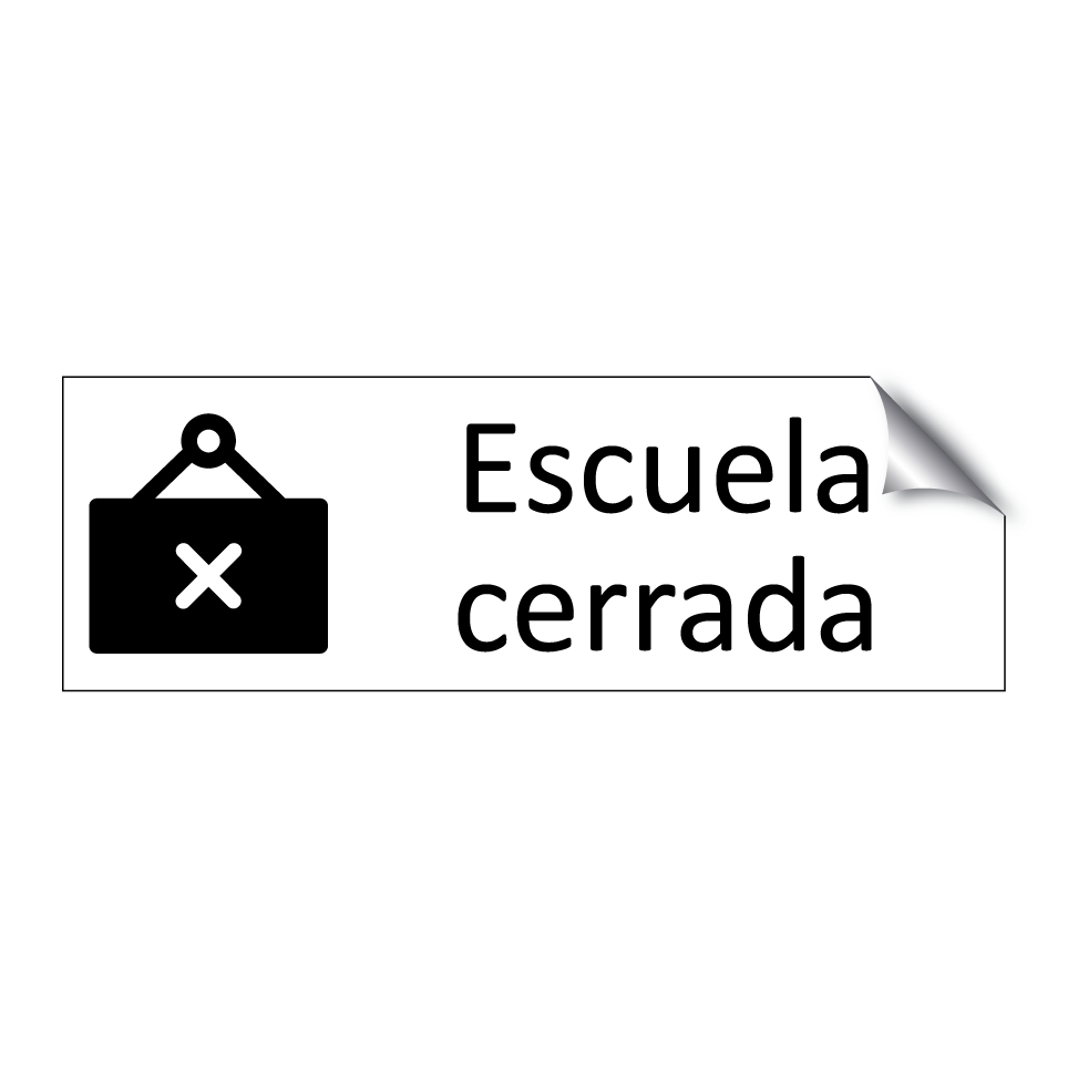 Escuela cerrada
