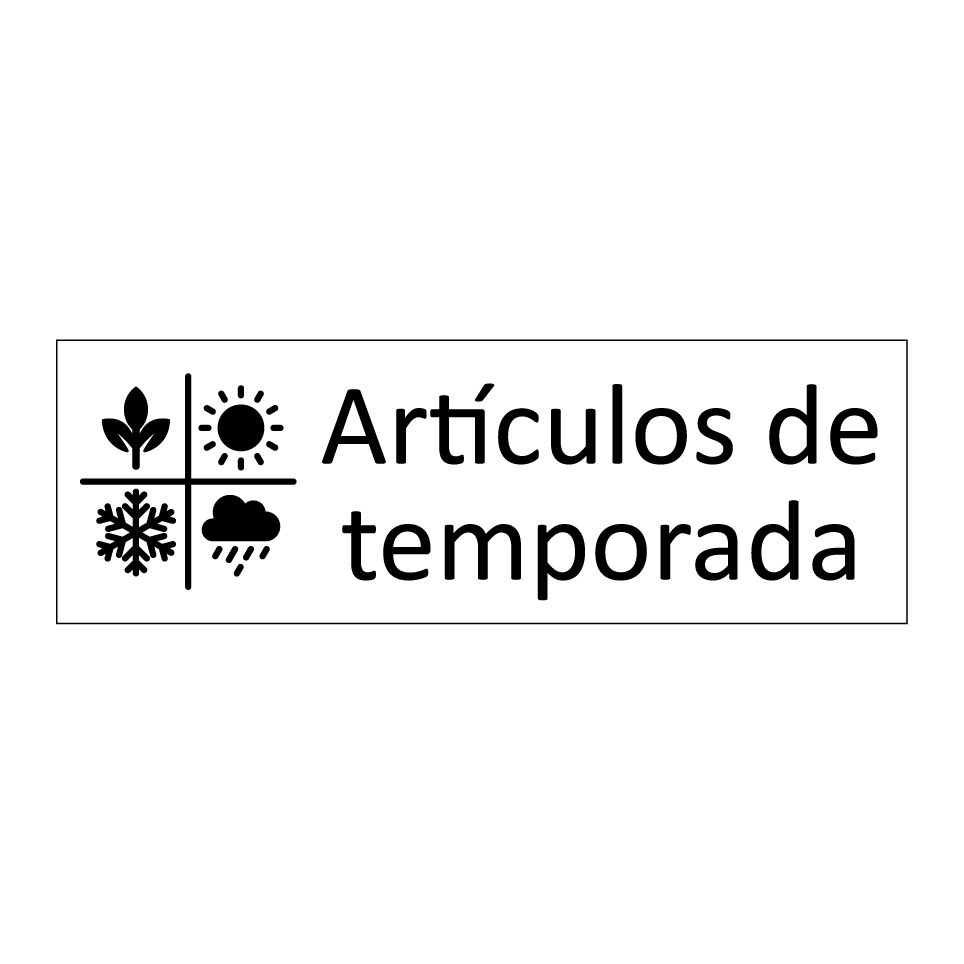 Artículos de temporada