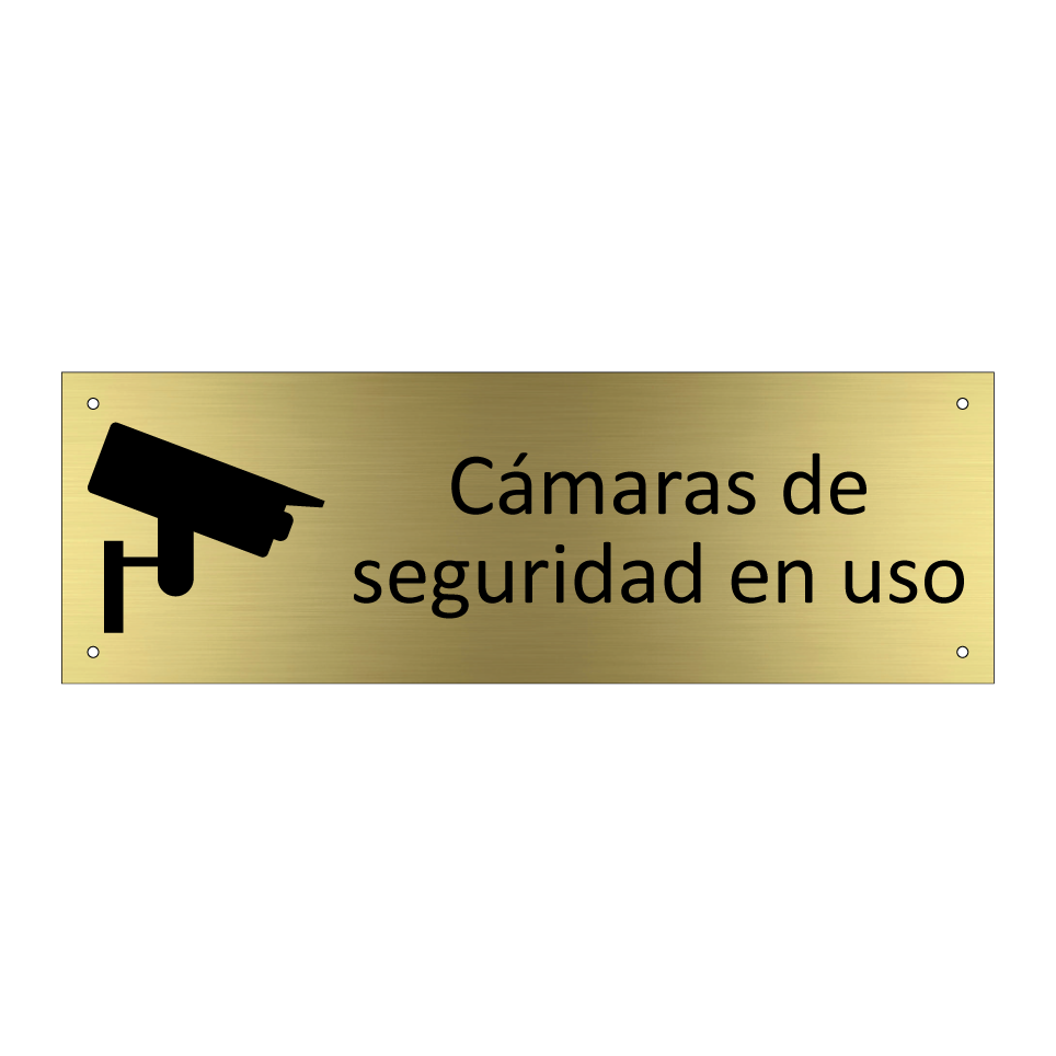 Cámaras de seguridad en uso