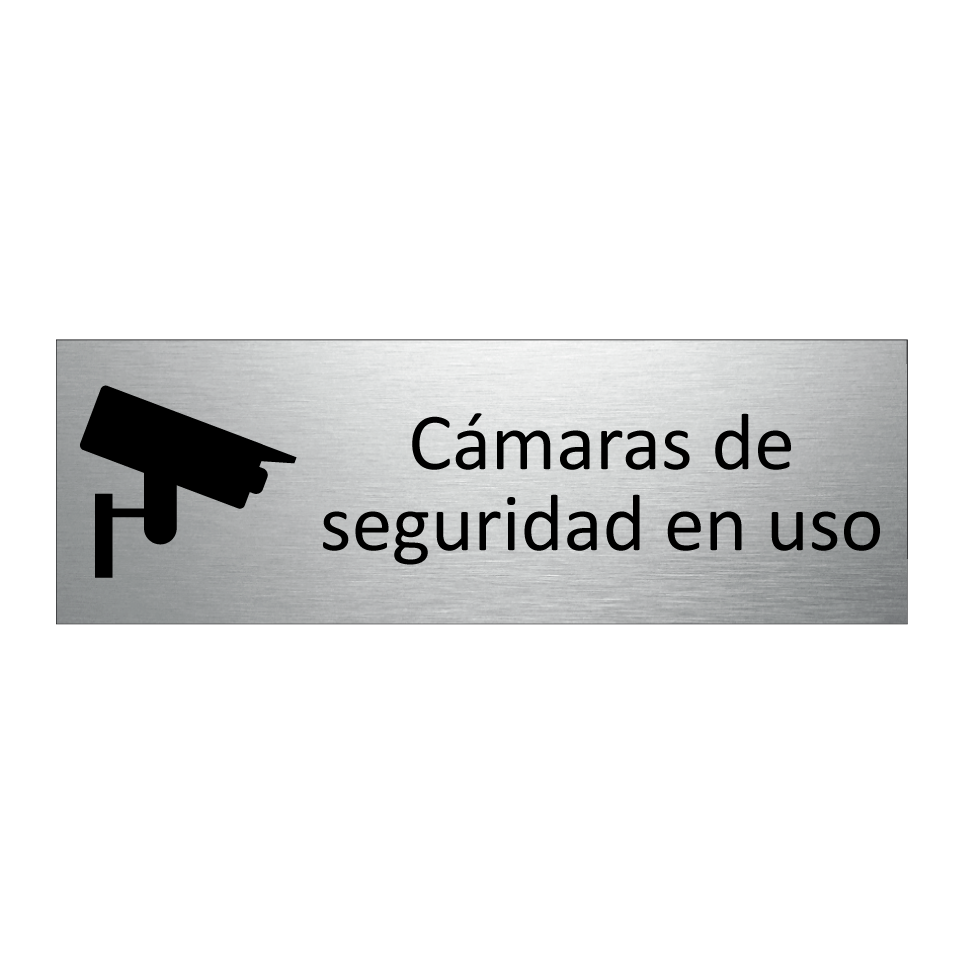 Cámaras de seguridad en uso