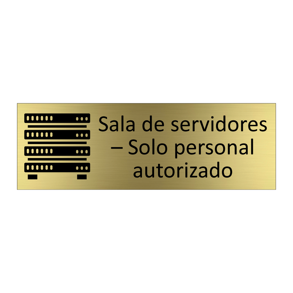 Sala de servidores – Solo personal autorizado