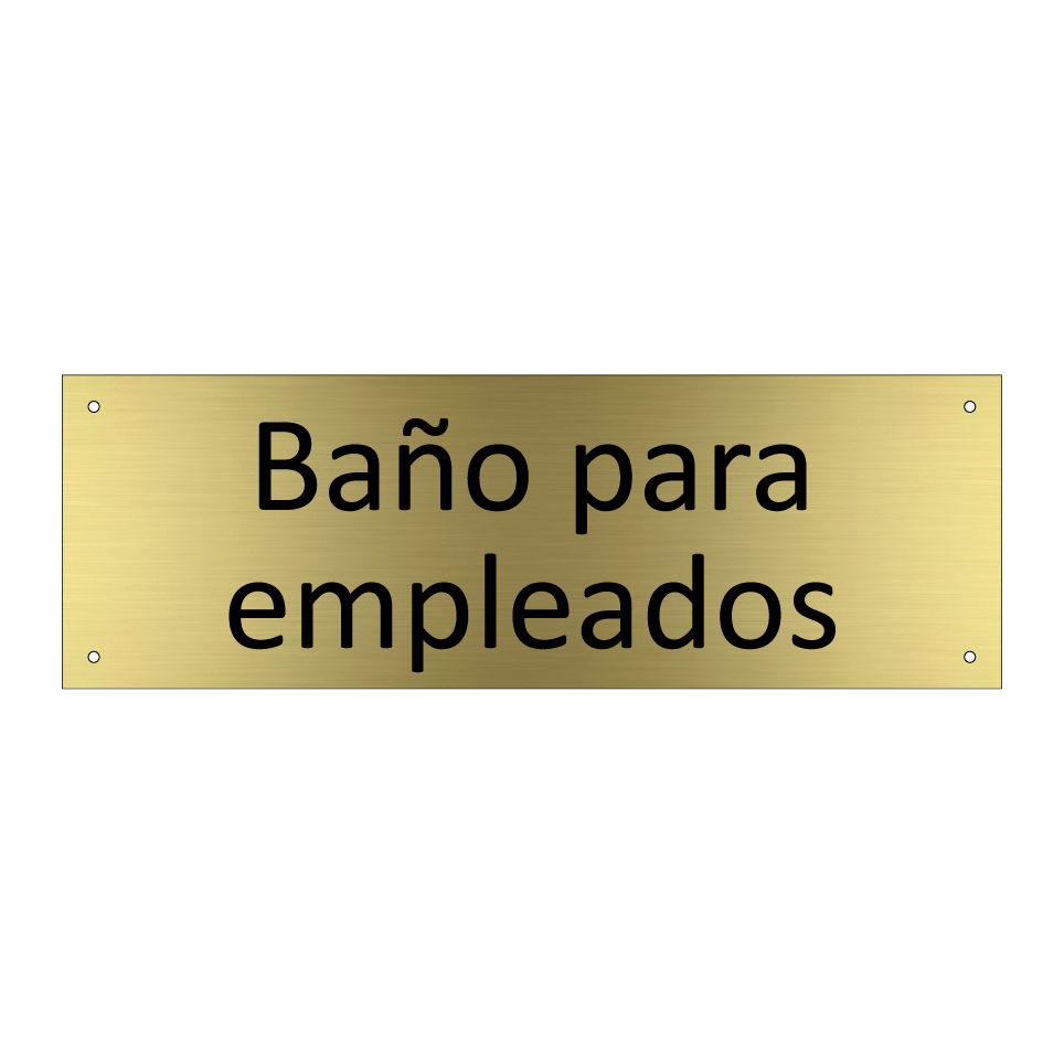 Baño para empleados