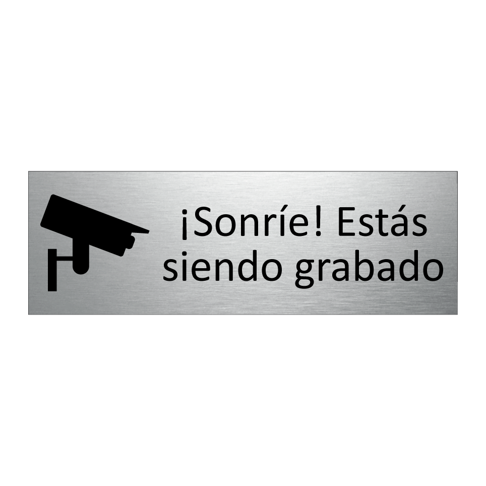 ¡Sonríe! Estás siendo grabado