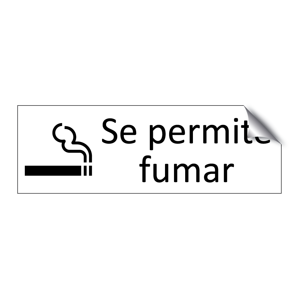Se permite fumar