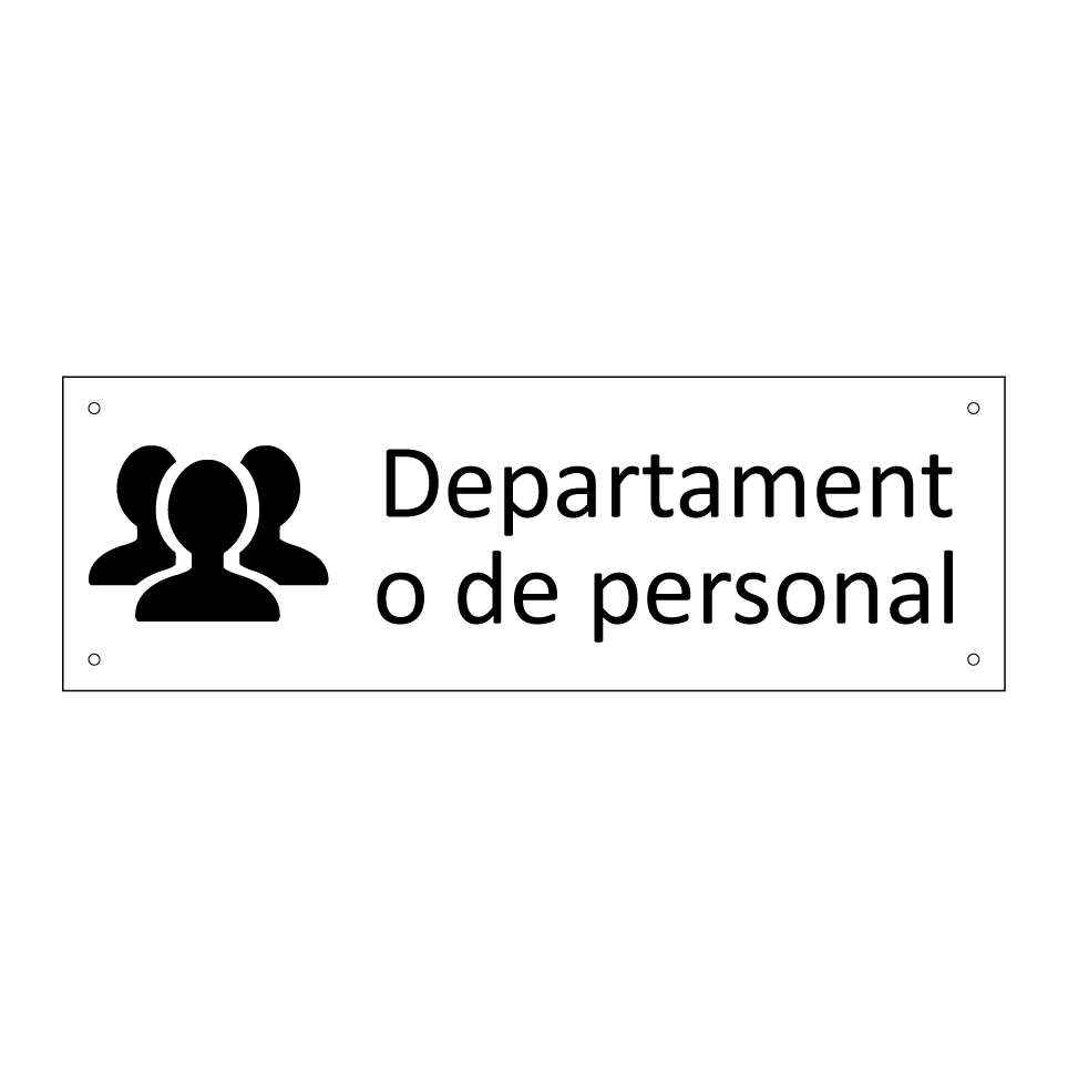 Departamento de personal
