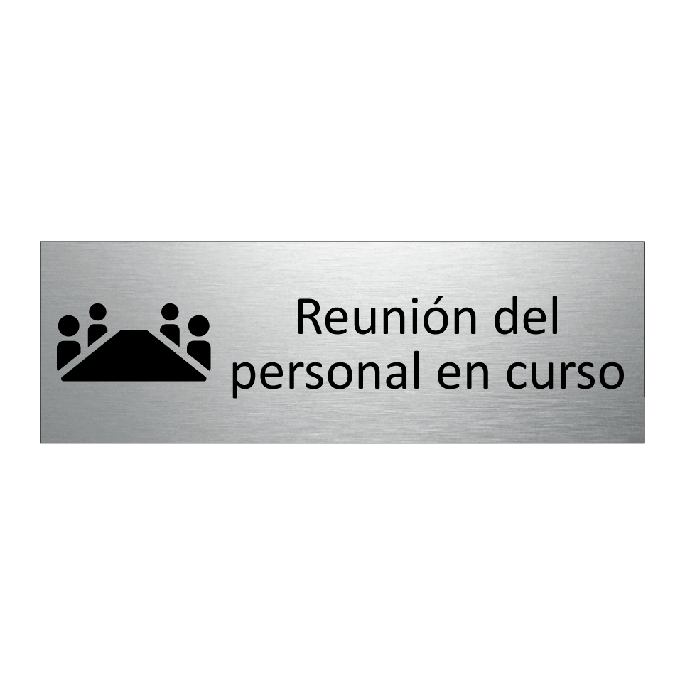Reunión del personal en curso
