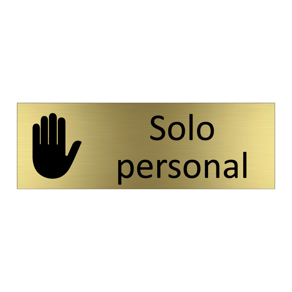 Solo personal