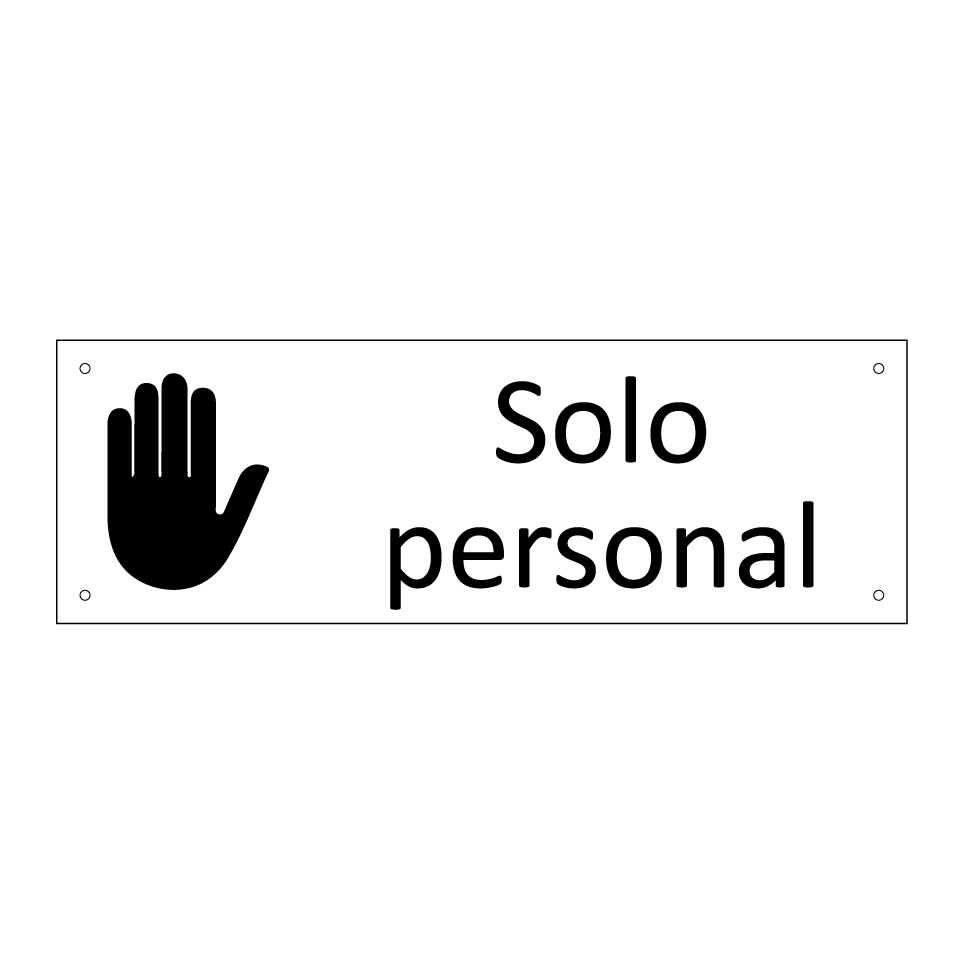 Solo personal