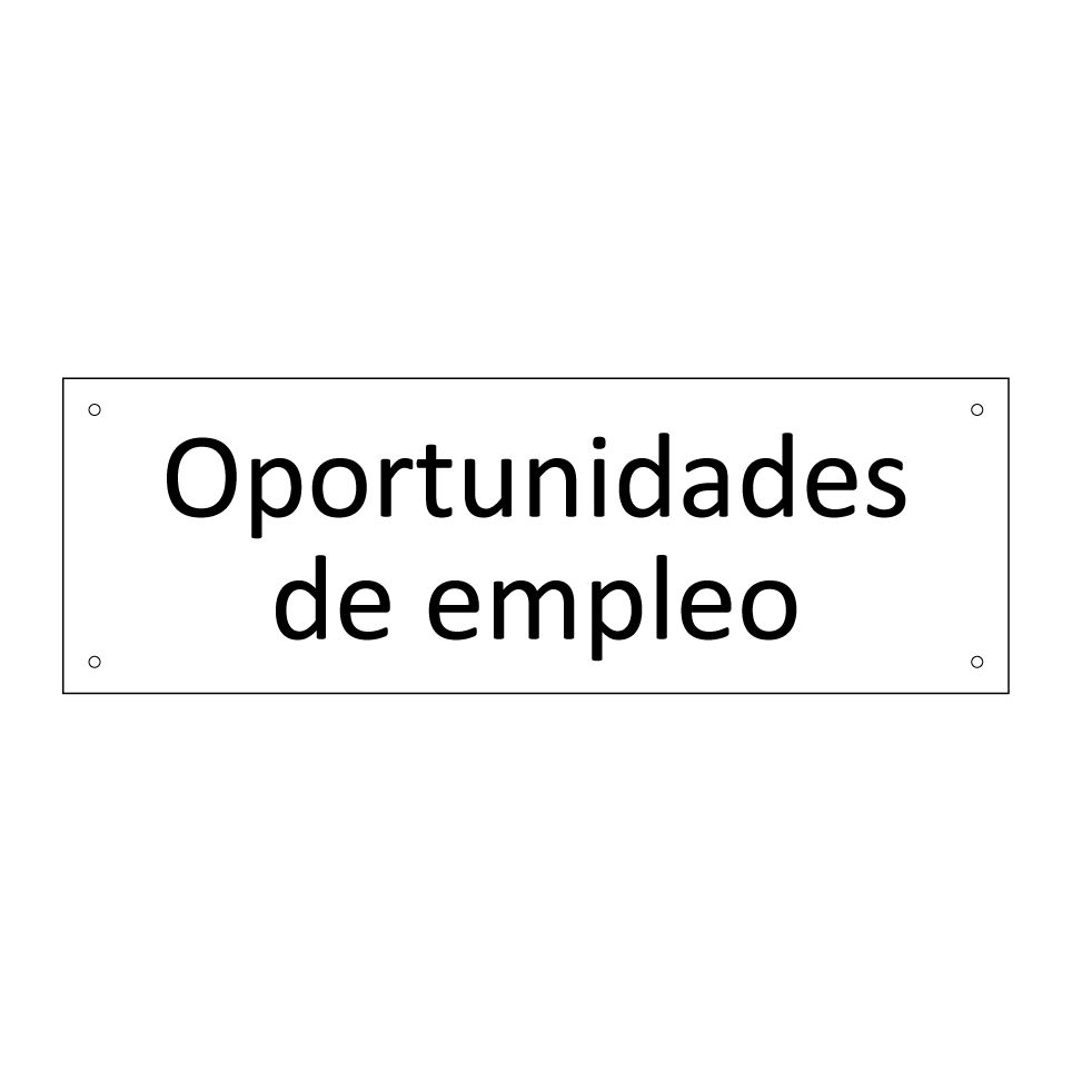 Oportunidades de empleo
