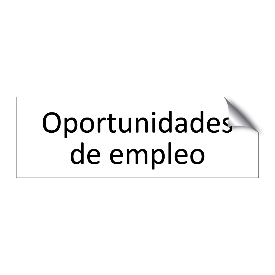 Oportunidades de empleo