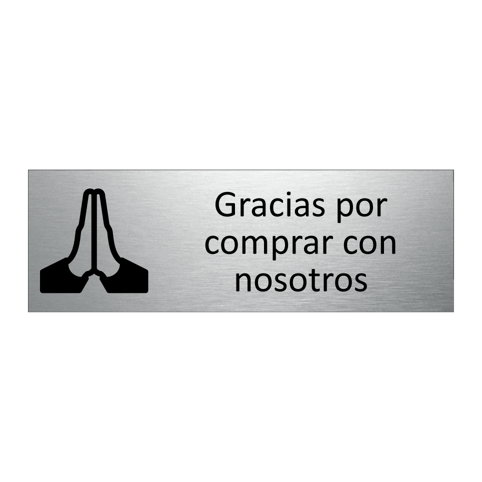 Gracias por comprar con nosotros