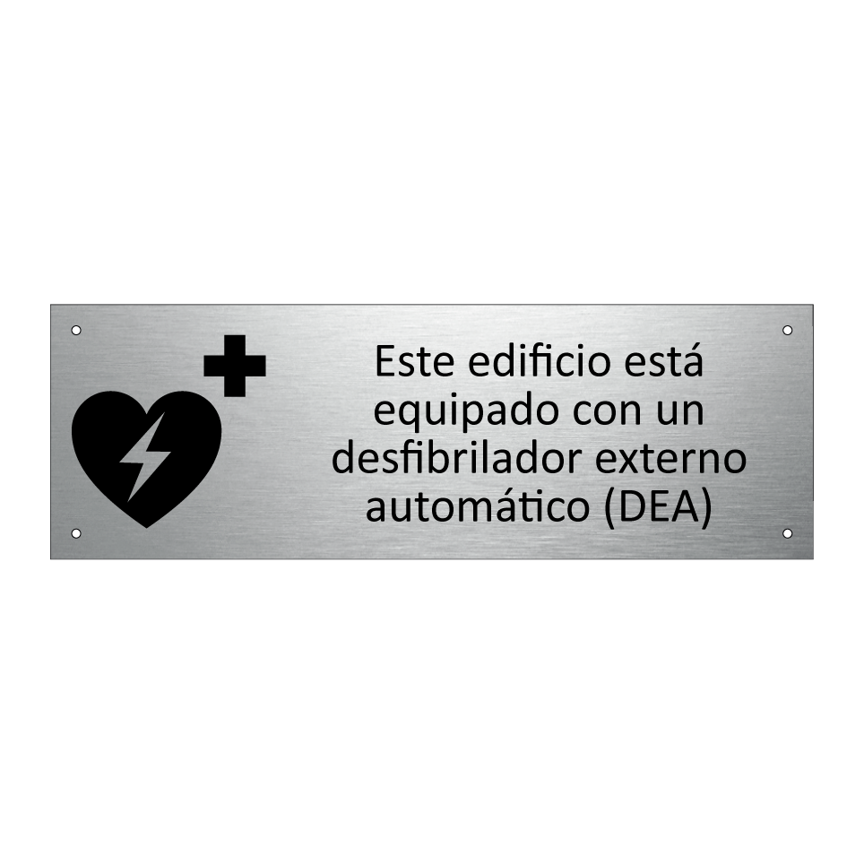 Este edificio está equipado con un desfibrilador externo automático (DEA)