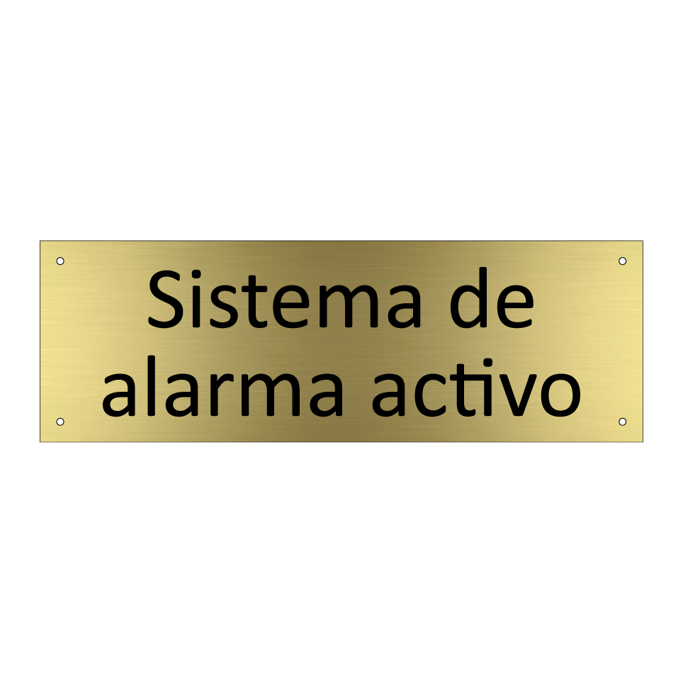 Sistema de alarma activo
