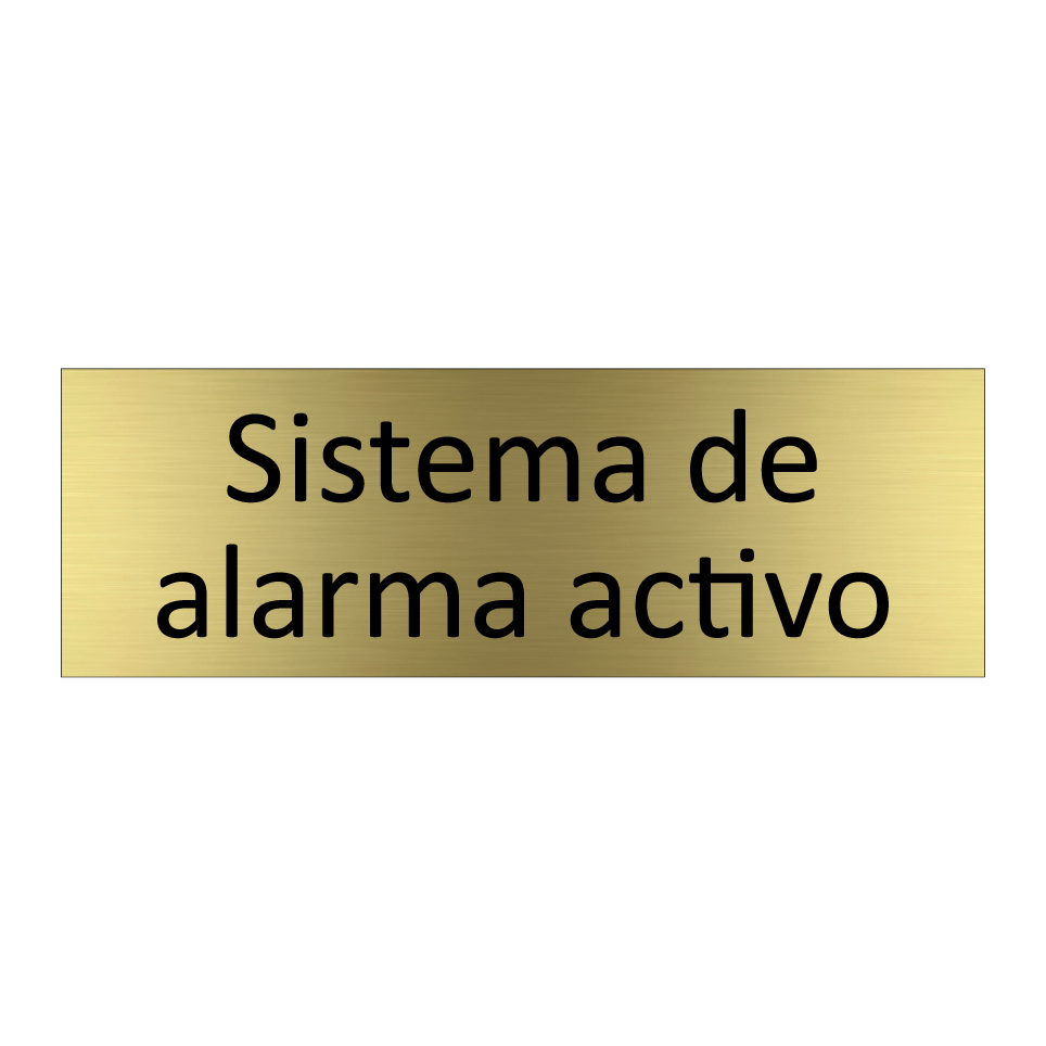 Sistema de alarma activo