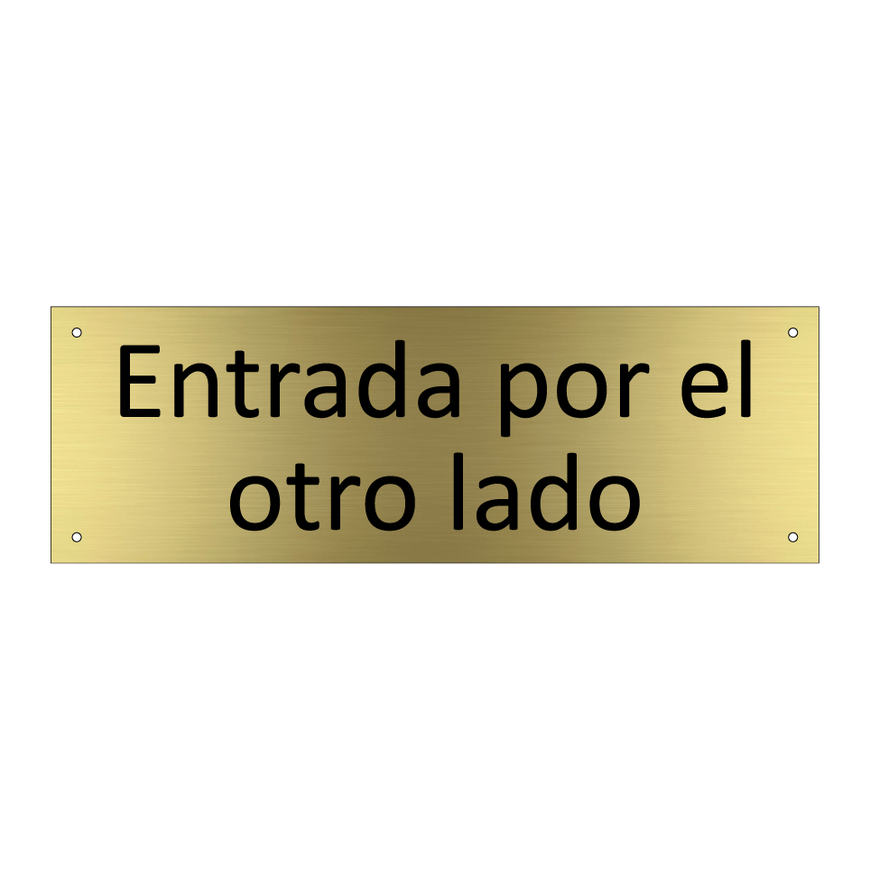 Entrada por el otro lado