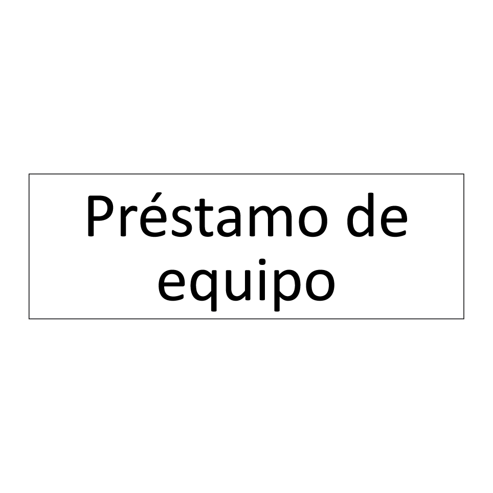 Préstamo de equipo