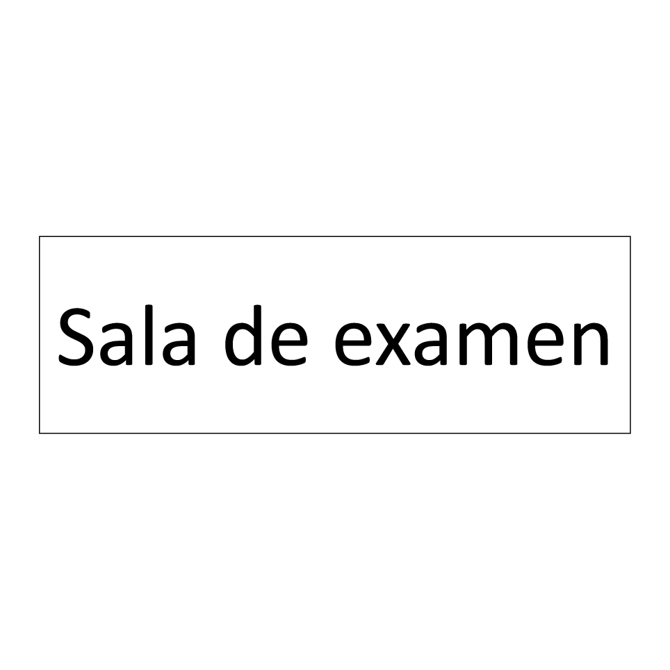 Sala de examen
