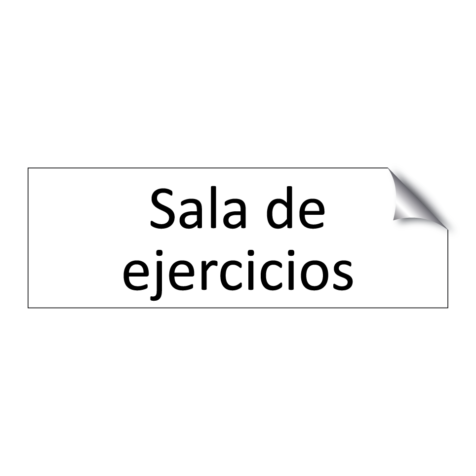 Sala de ejercicios