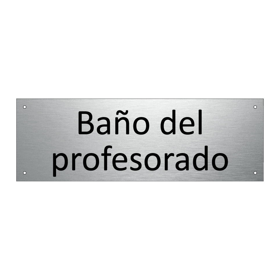 Baño del profesorado