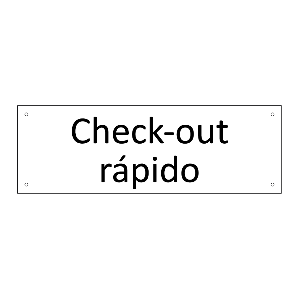 Check-out rápido