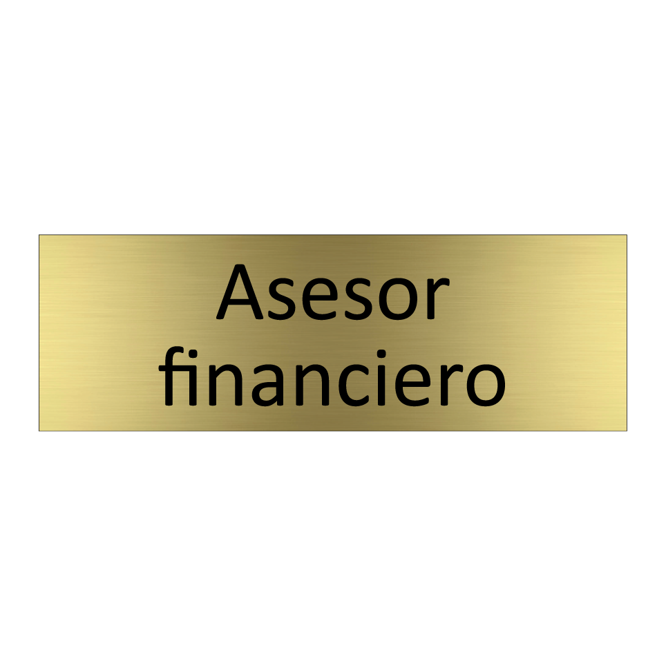Asesor financiero