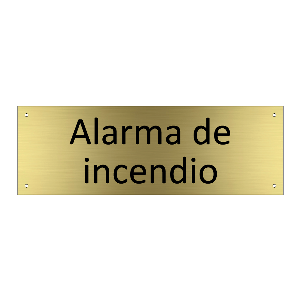 Alarma de incendio