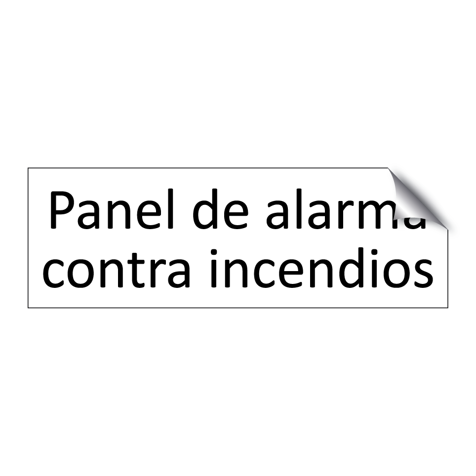 Panel de alarma contra incendios