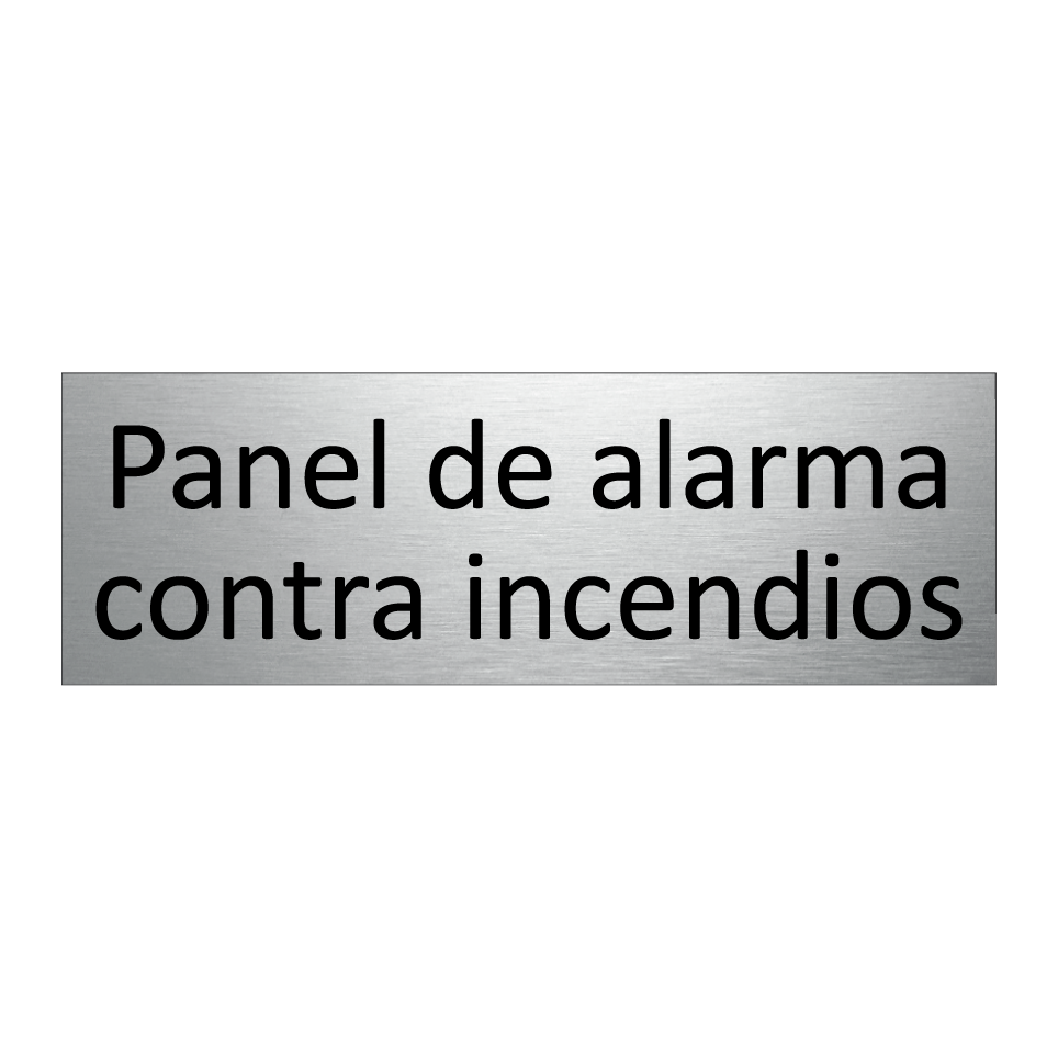 Panel de alarma contra incendios