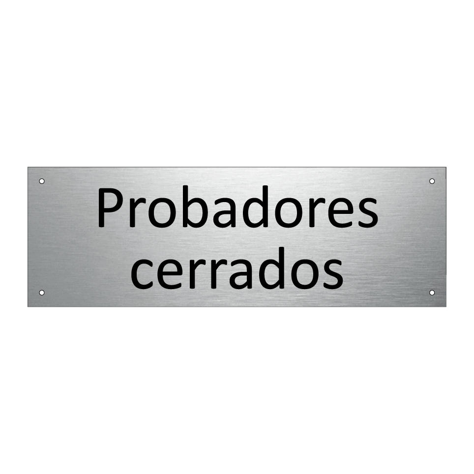 Probadores cerrados