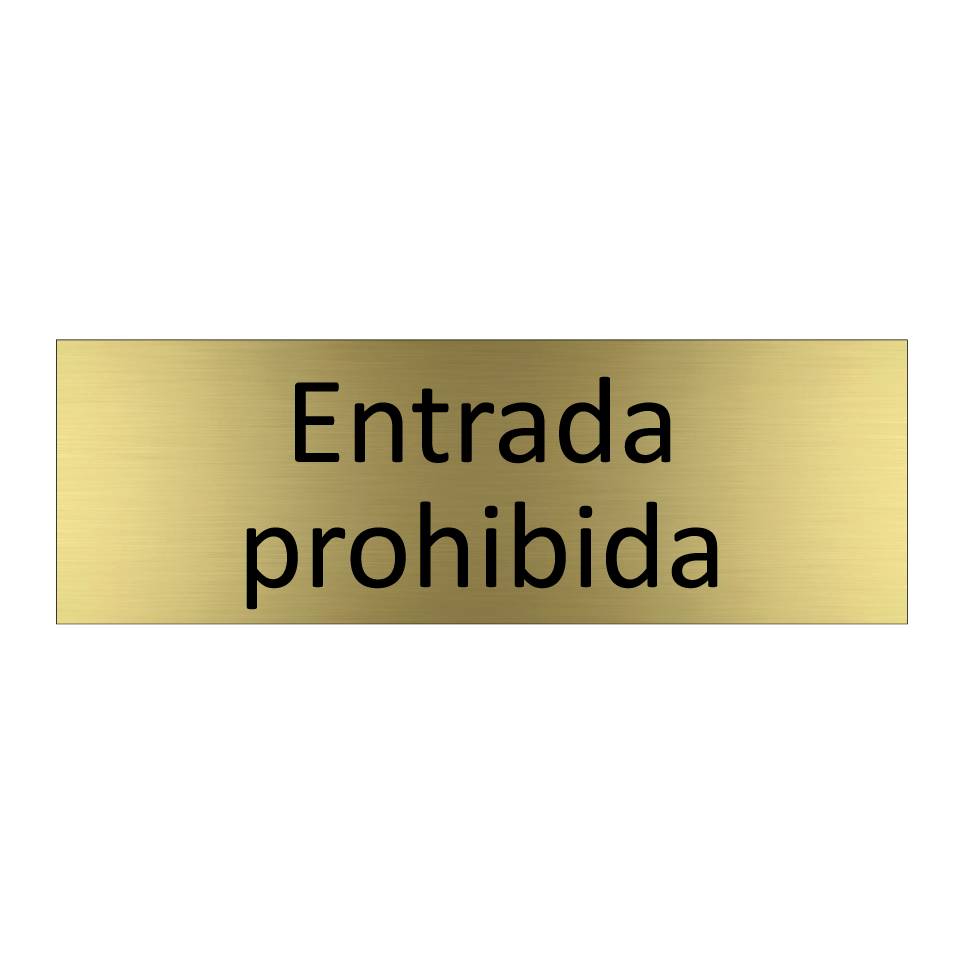 Entrada prohibida