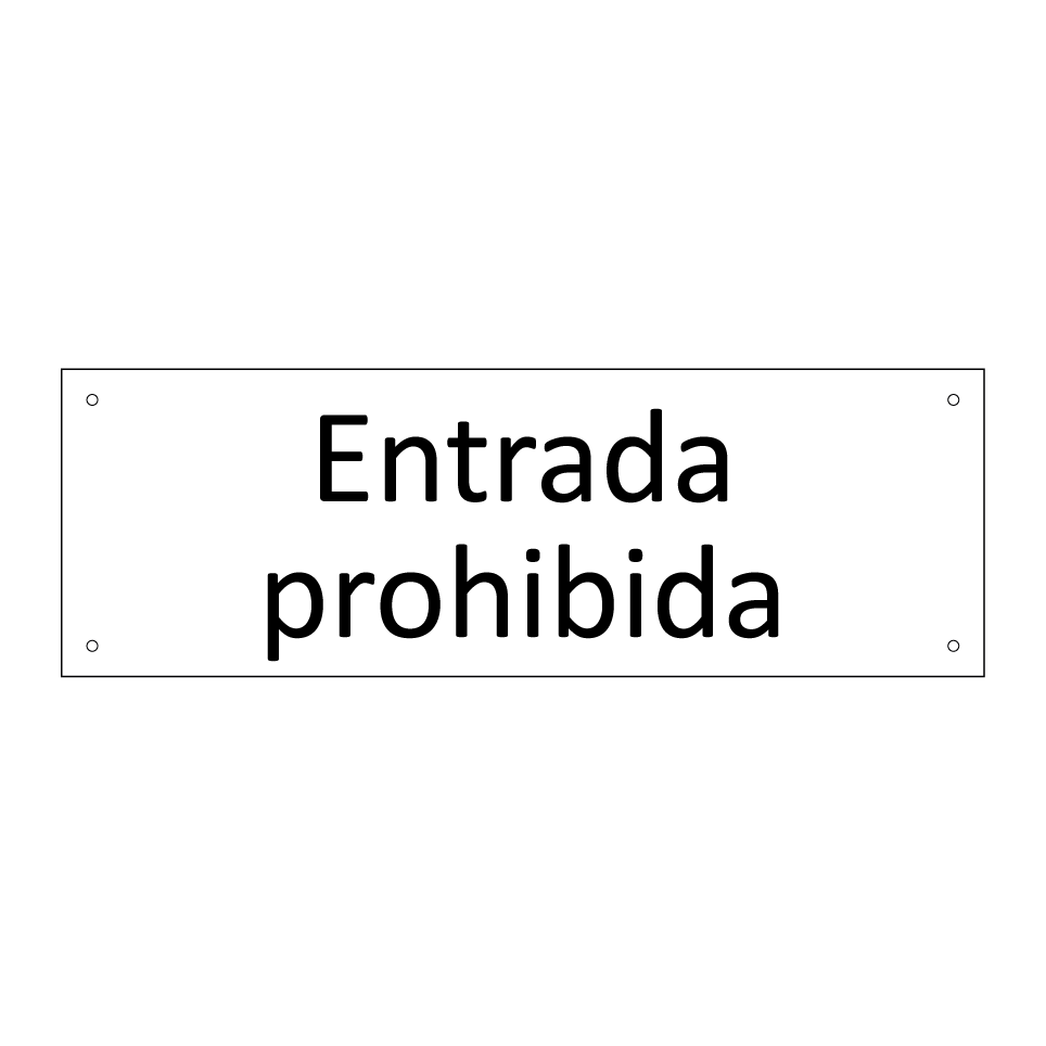 Entrada prohibida