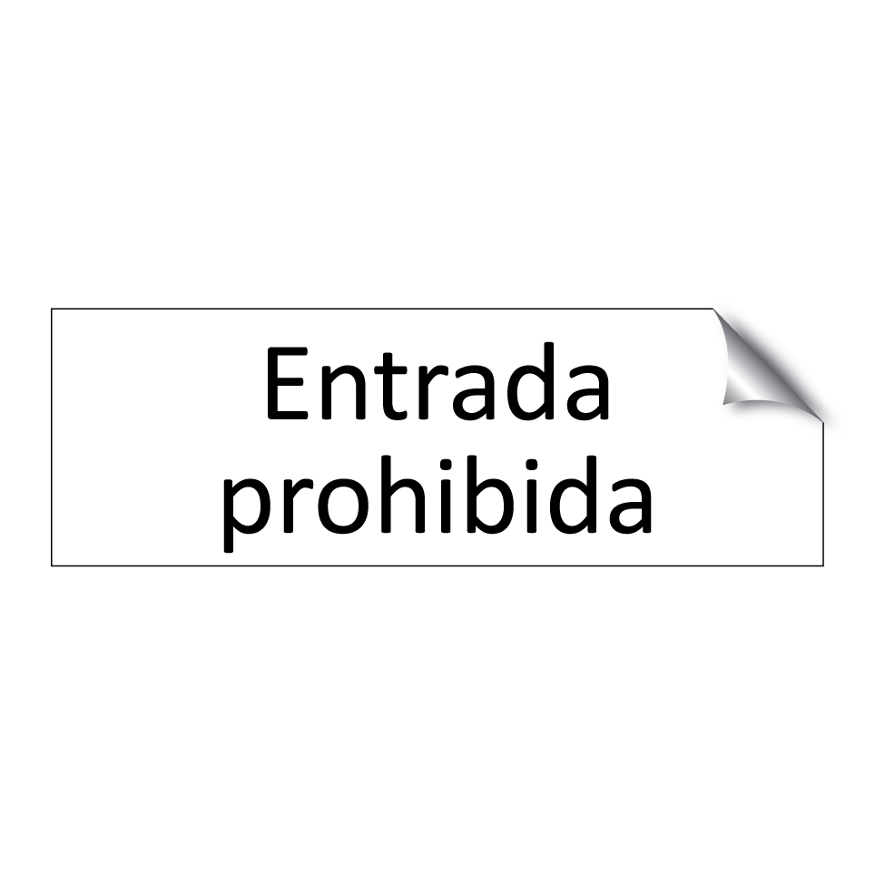 Entrada prohibida