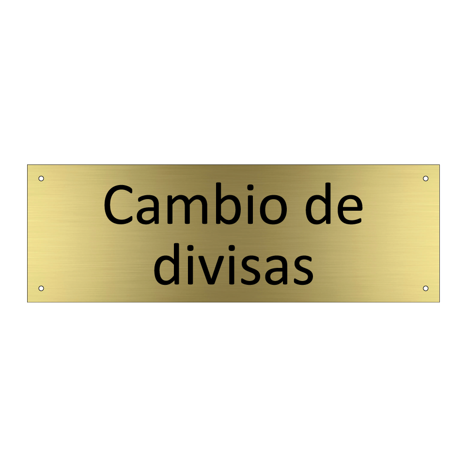 Cambio de divisas
