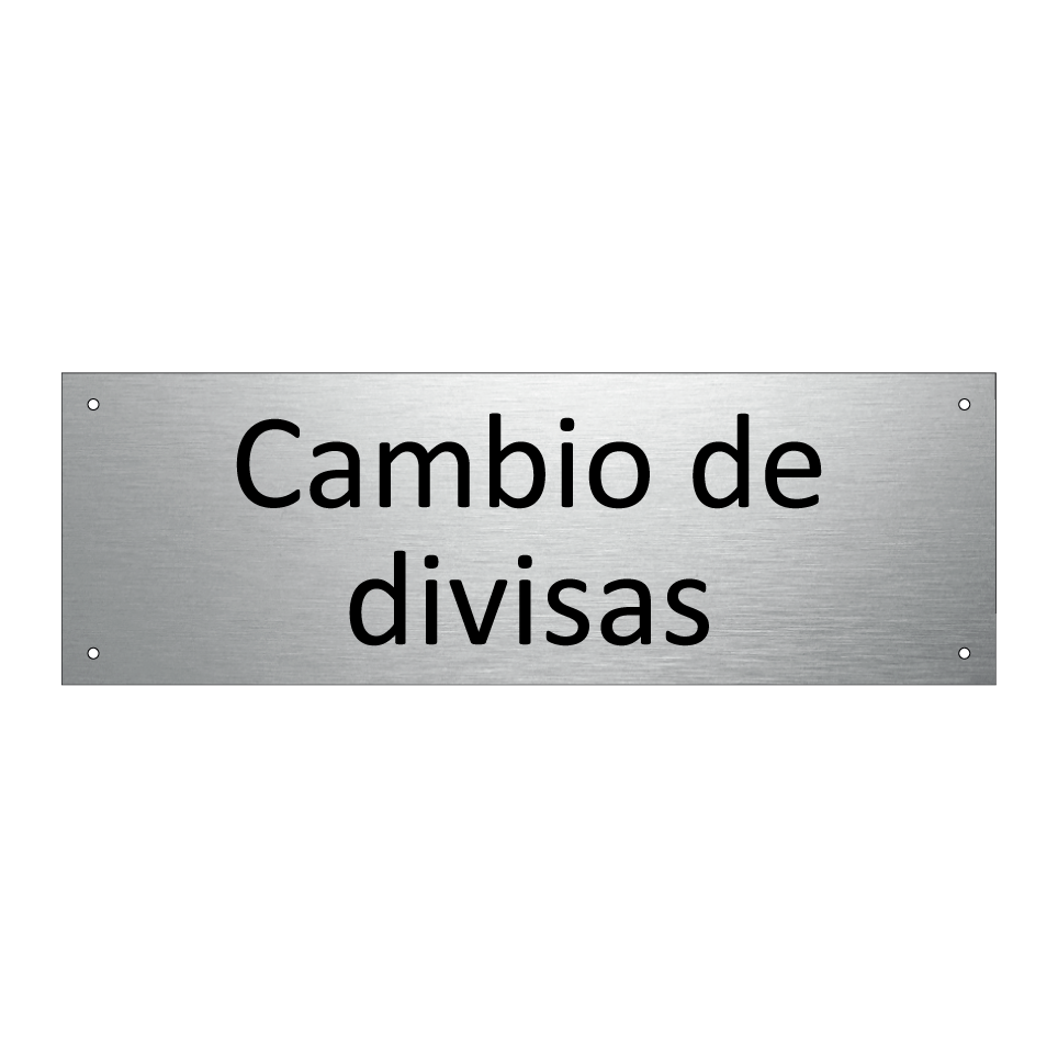 Cambio de divisas