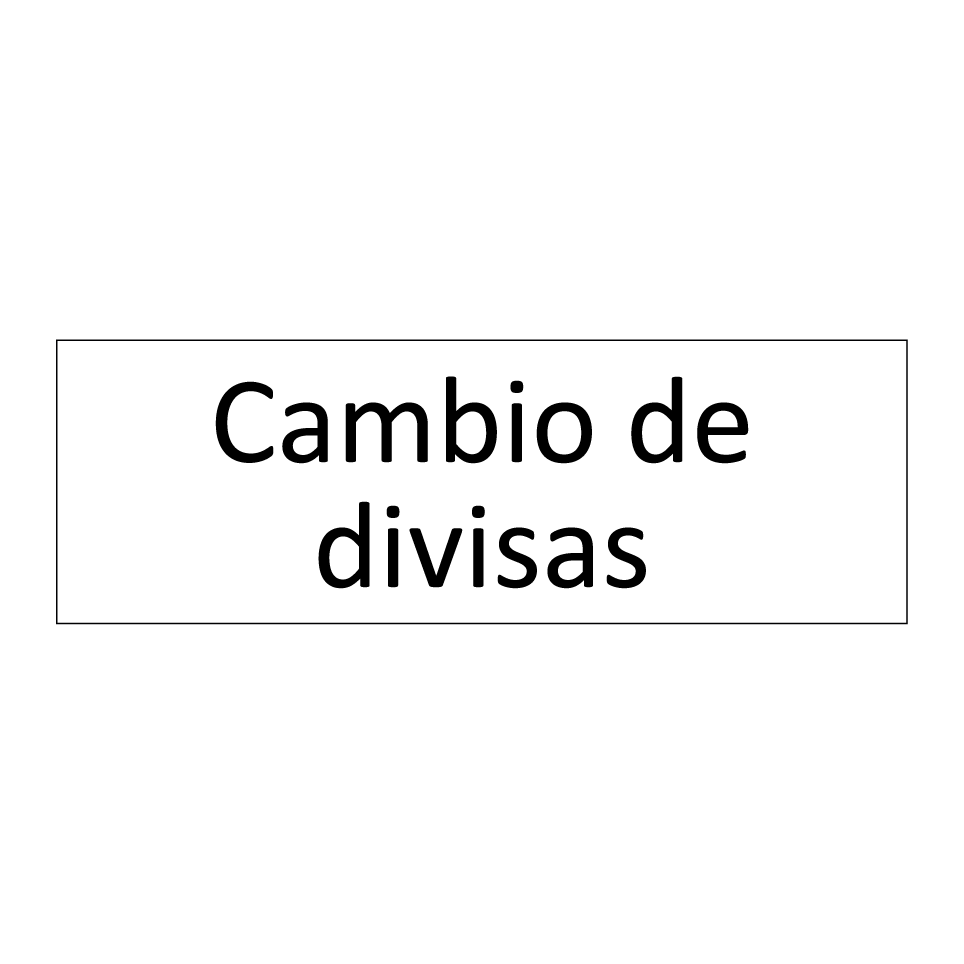 Cambio de divisas