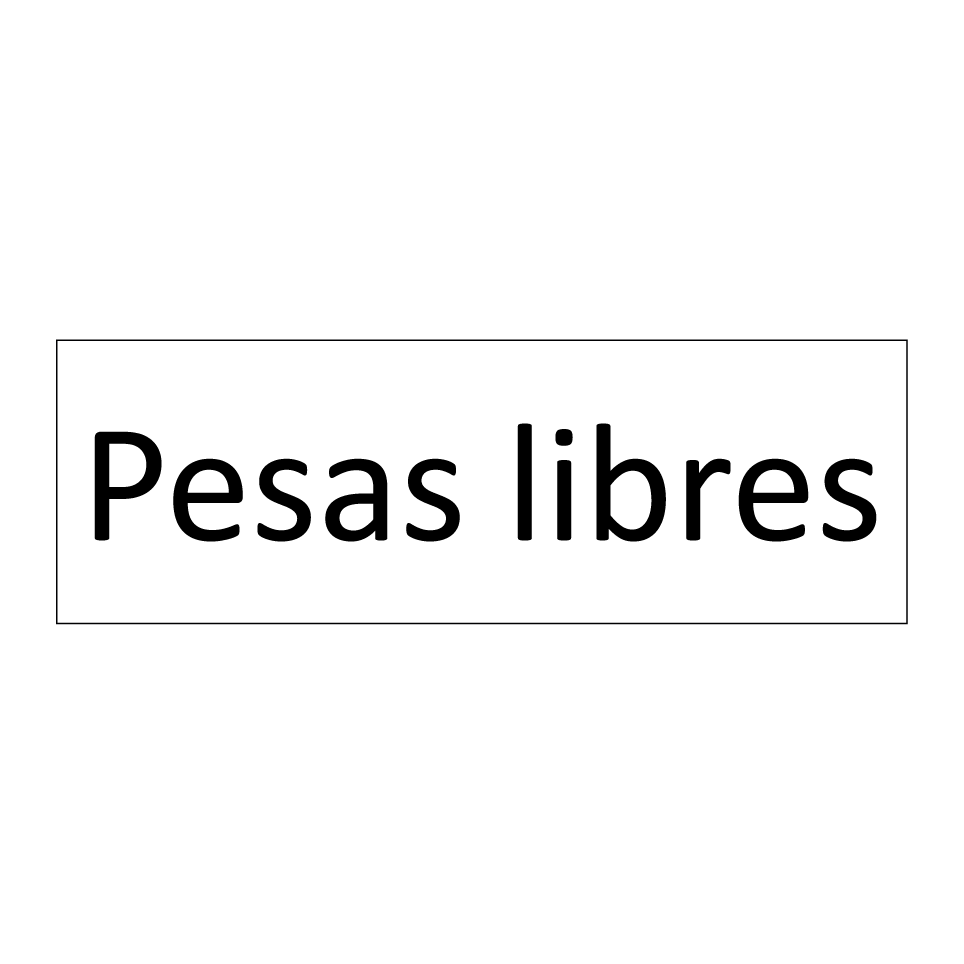 Pesas libres
