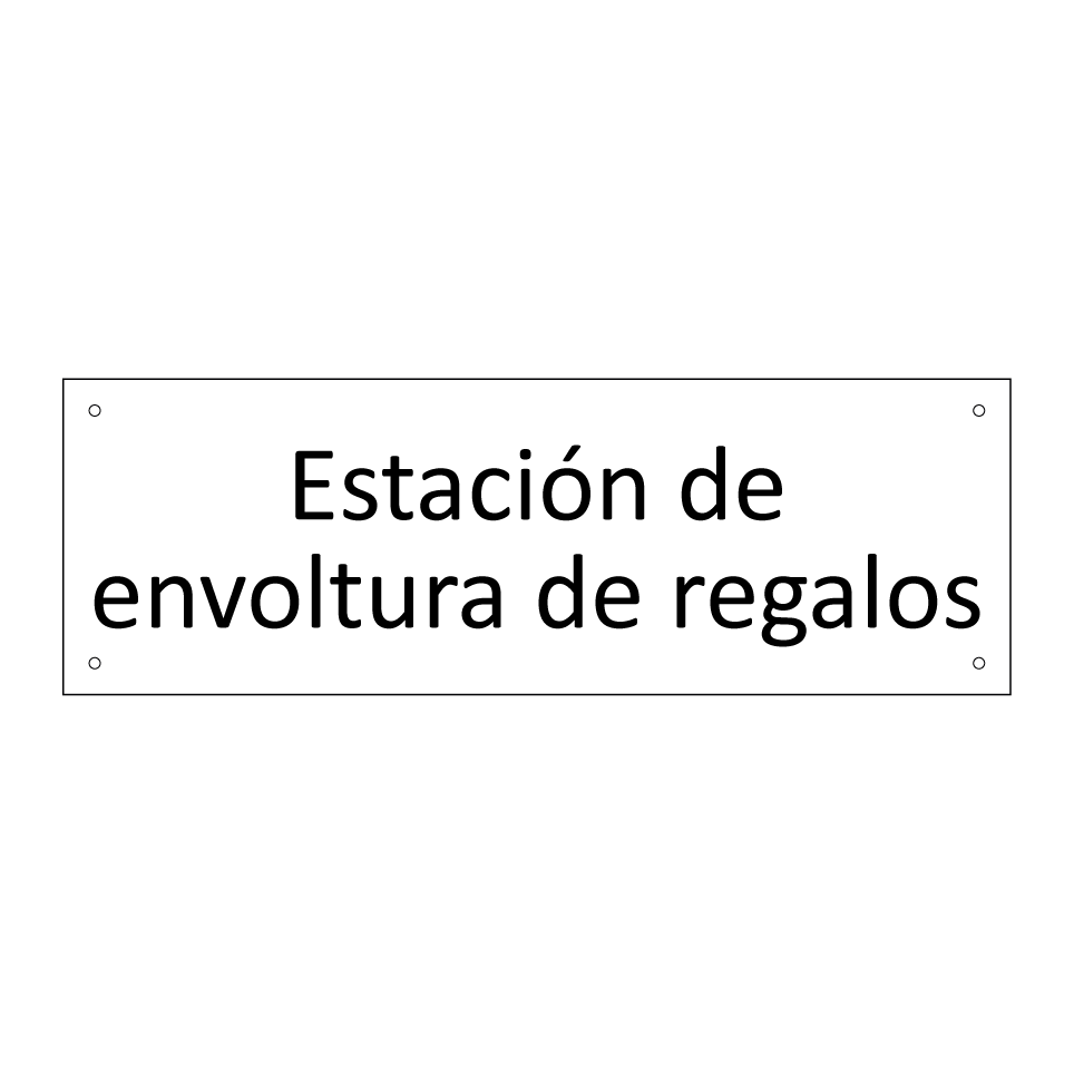 Estación de envoltura de regalos