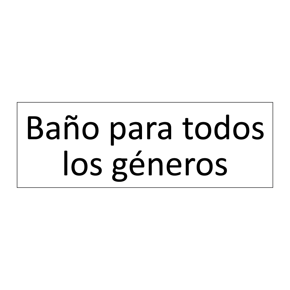 Baño para todos los géneros
