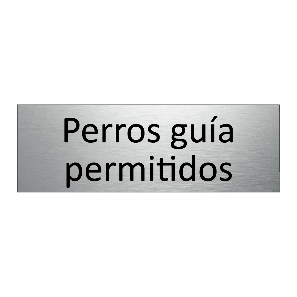 Perros guía permitidos