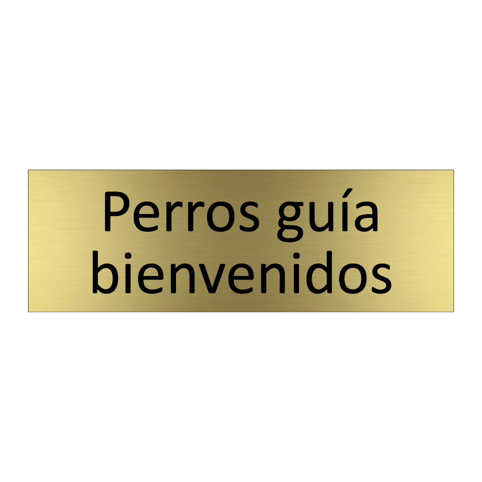 Perros guía bienvenidos