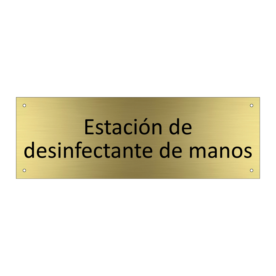 Estación de desinfectante de manos