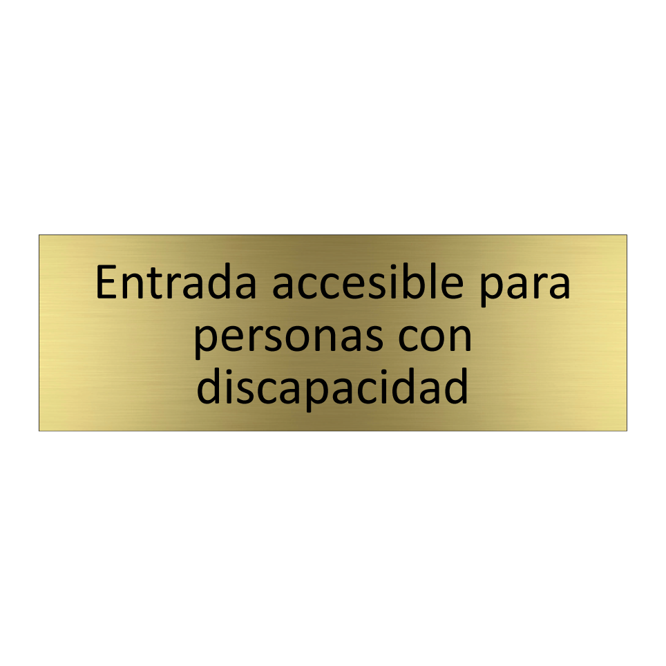 Entrada accesible para personas con discapacidad