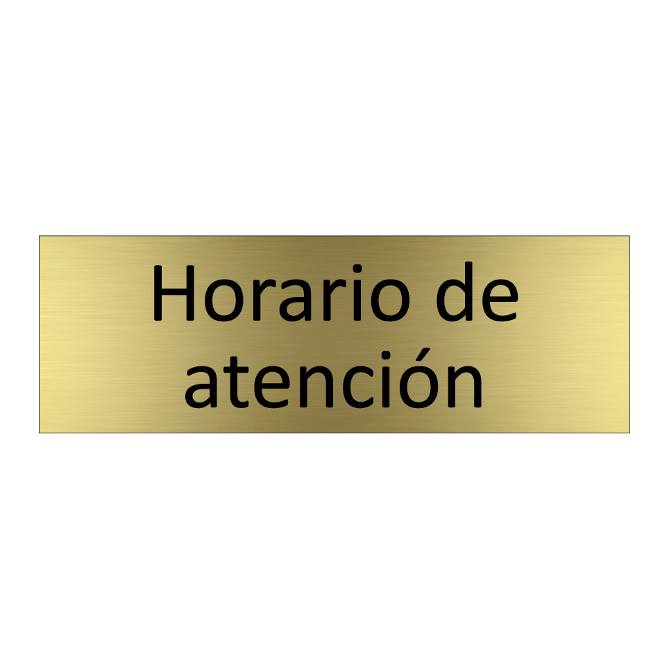 Horario de atención