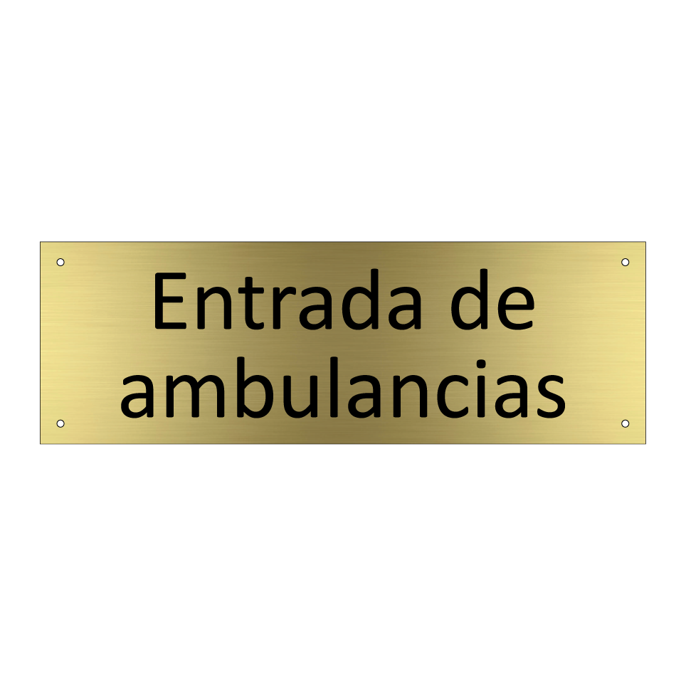Entrada de ambulancias