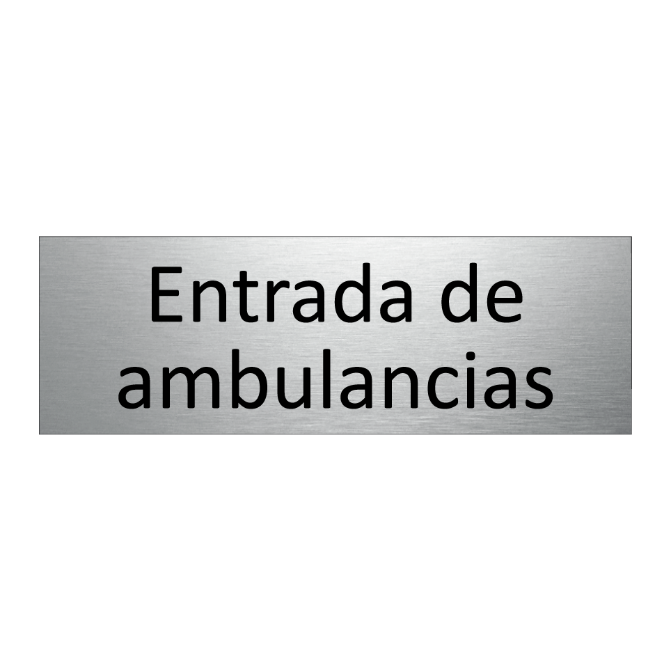 Entrada de ambulancias