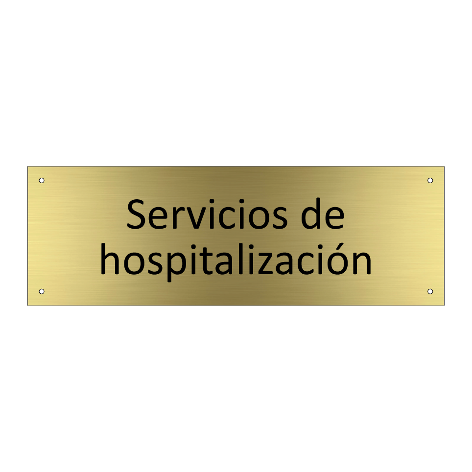 Servicios de hospitalización