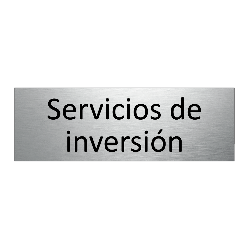 Servicios de inversión