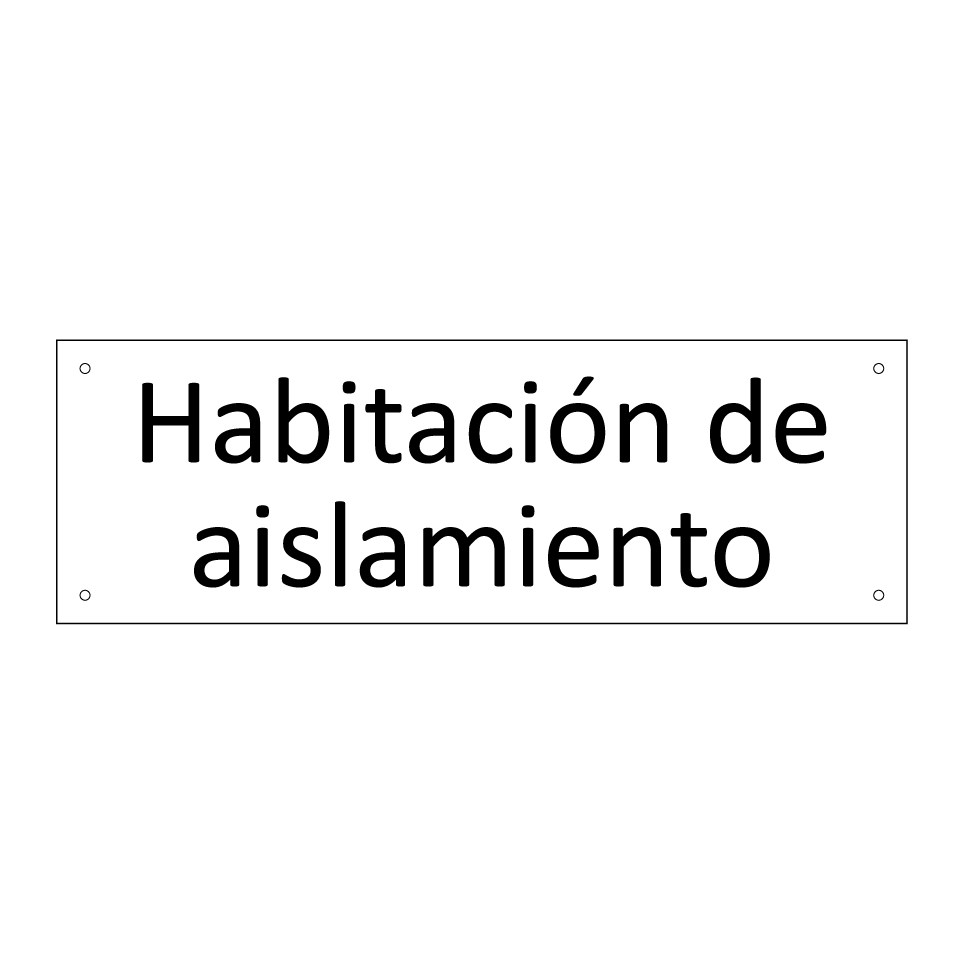 Habitación de aislamiento