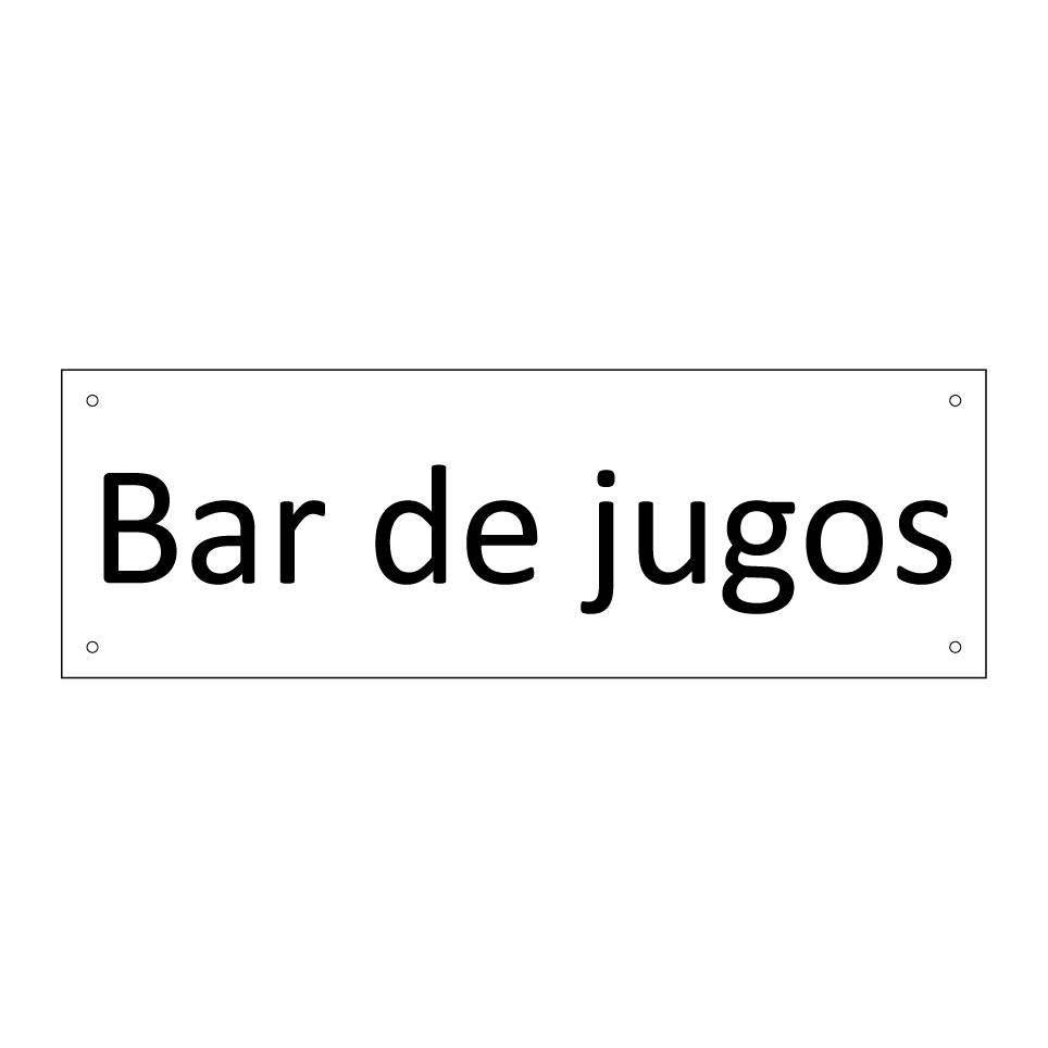 Bar de jugos
